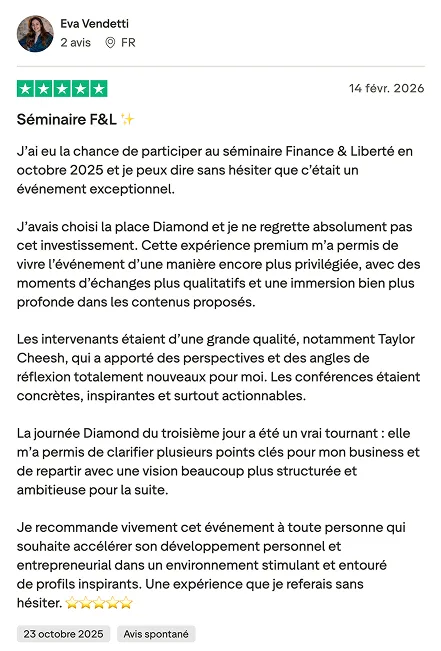 Avis d'un participant