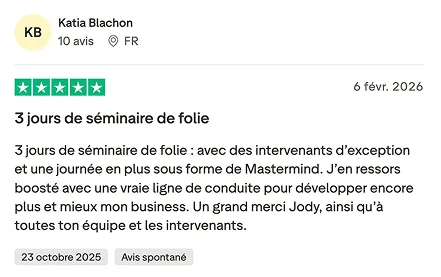 Avis d'un participant